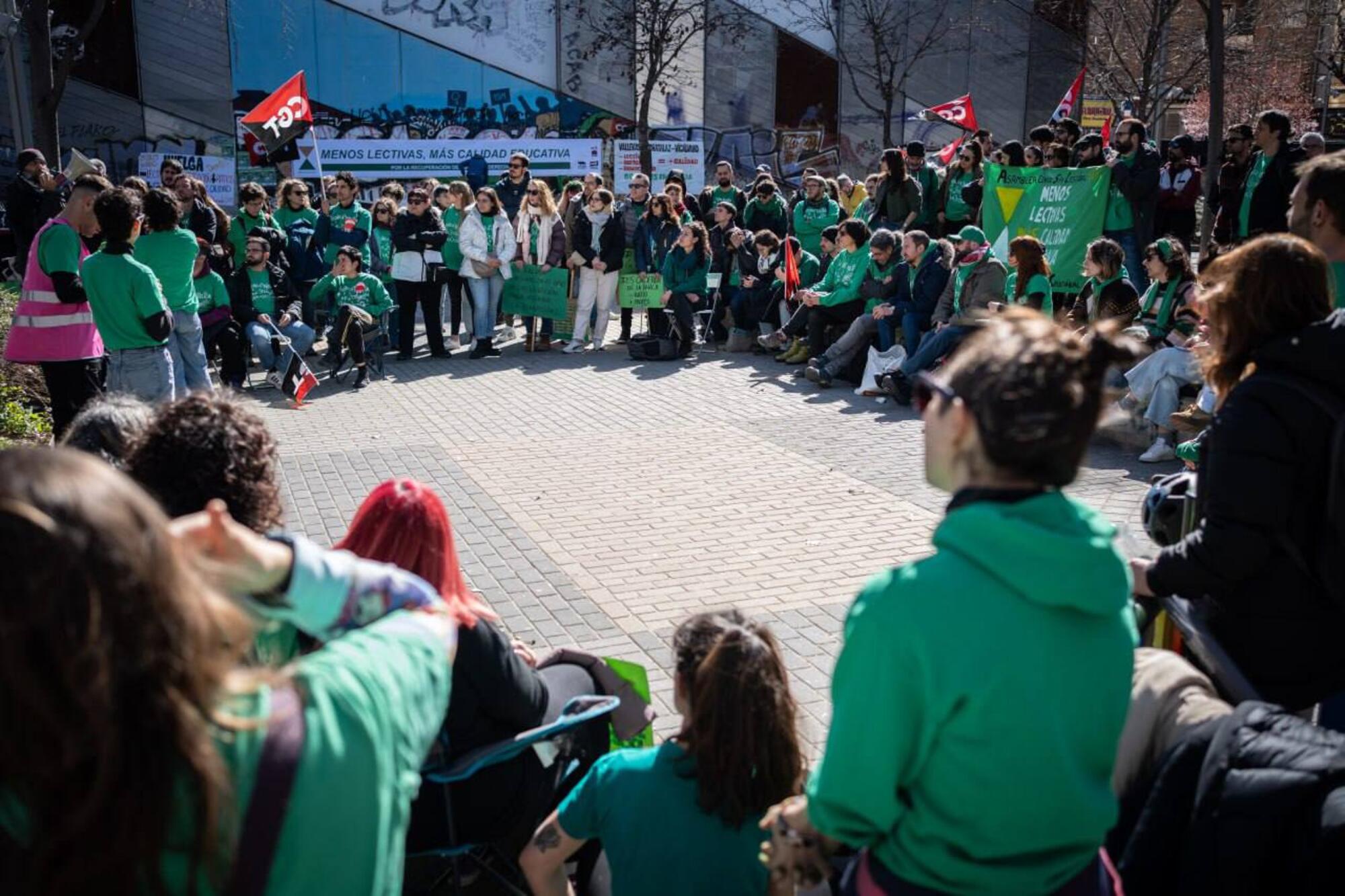 Huelga Educación Menos Lectivas 01